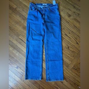 NWT Abercrombie & Fitch mid-rise baggy jean 12/31 LONG